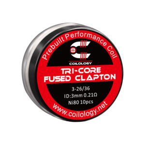 Coilology Tri-Core Fused Clapton Ni80 3x0,40mm/0,12mm (10...
