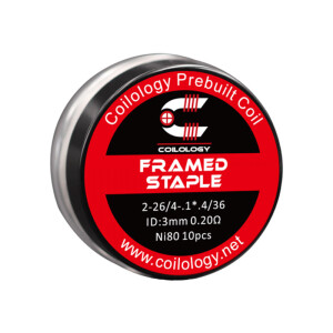 Coilology Framed Staple Ni80 2x0,40mm/4x.3*.1/0,12mm (10...