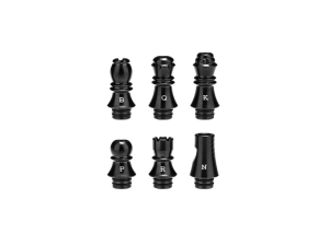Kizoku Chess Series Drip Tips 6in1 schwarz
