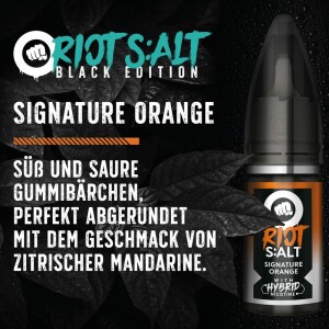 Riot Salt - Black Edition - Hybrid Nic Salt Liquid 10ml...