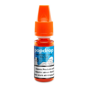 Popdrop 10ml Nic-Salt-Shot 50/50 18mg/ml