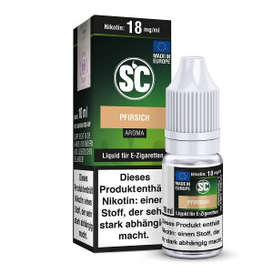 SC Liquid - E-Zigaretten Liquid 10ml - Pfirsich-3 mg/ml