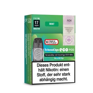 InnoCigs - Eco Pod 17mg/ml (2 Stück pro Packung) - Mint