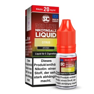 SC - Red Line - Nikotinsalz Liquid 10ml - Citrus-0 mg/ml