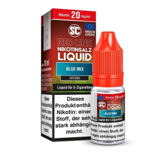 SC - Red Line - Nikotinsalz Liquid 10ml - Blue Mix-20 mg/ml