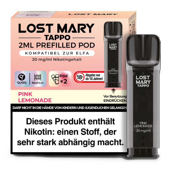 Lost Mary - Tappo Pod Blue Razz Lemonade 20 mg/ml (2 Stck pro Packun, 9,90