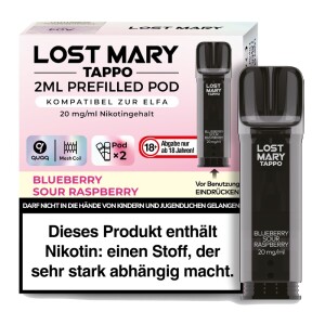 Lost Mary - Tappo Pod 20 mg/ml (2 Stück pro Packung)