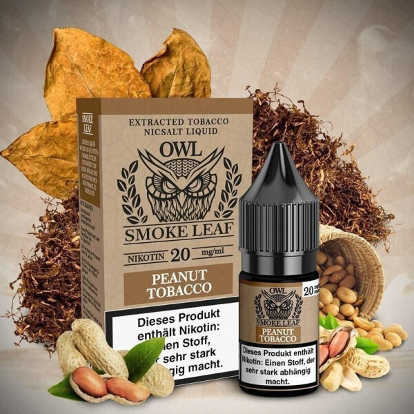 OWL Smoke Leaf Nikotinsalz Liquid 10 ml  Tabak & Aroma, 7,90